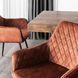 Стілець оксамитовий MEBEL ELITE BRESSO Velvet Рудий