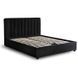 Ліжко двоспальне оксамитове 160x200 MEBEL ELITE MARI Velvet Чорний