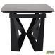 Стол раскладной Vincent black AMF 160(240)X90 сeramics Calacatta nero