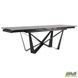 Стол раскладной Vincent black AMF 160(240)X90 сeramics Calacatta nero