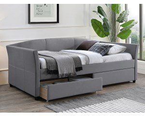 Кровать LANTA VELVET Signal 90x200 Серый фотография