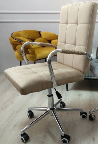 Компьютерное кресло S-222 Velvet Intarsio Темный Беж фотография