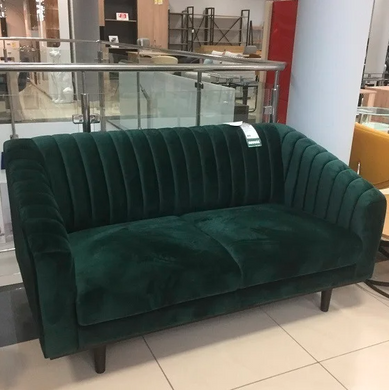 Софа ASPREY Velvet 2 Signal Зелений ** фотографія