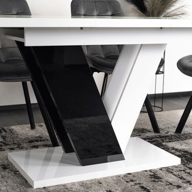 Стіл розкладний MEBEL ELITE CLARK 120(160)х80 см Білий фотографія