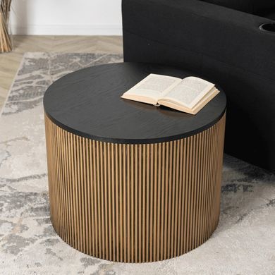 Журнальный столик MIRACLE MEBEL ELITE 60x60 Черный фотография