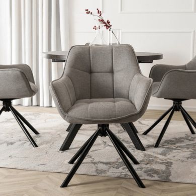 Стілець поворотний MEBEL ELITE PEONY 2 Серый фотографія