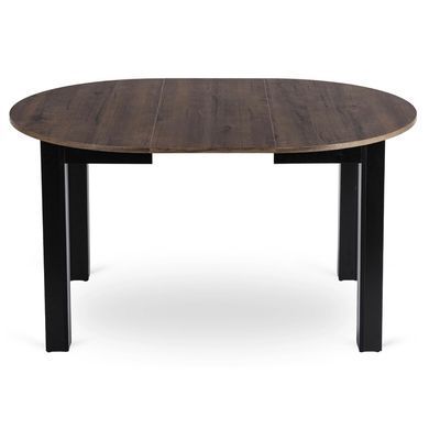 Стіл розкладний круглий MEBEL ELITE HARRY 102(142)х102 см Горіх фотографія