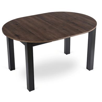 Стіл розкладний круглий MEBEL ELITE HARRY 102(142)х102 см Горіх фотографія