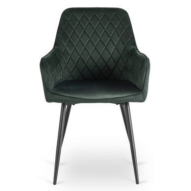 Стілець оксамитовий MEBEL ELITE BRESSO Velvet Зелений фотографія