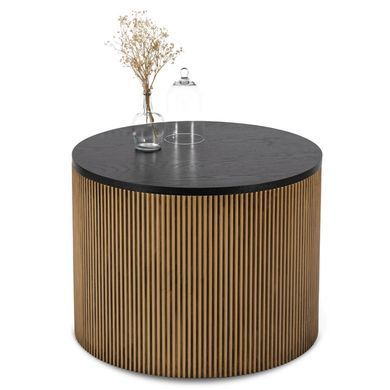 Журнальный столик MIRACLE MEBEL ELITE 60x60 Черный фотография