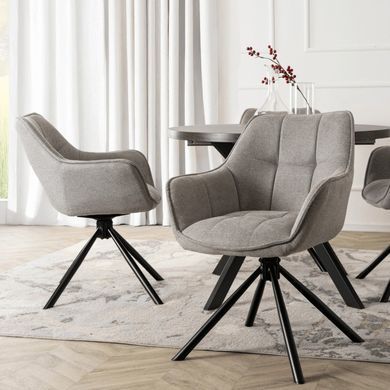 Стілець поворотний MEBEL ELITE PEONY 2 Серый фотографія