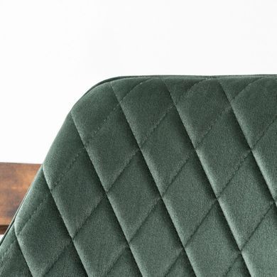 Стілець оксамитовий MEBEL ELITE BRESSO Velvet Зелений фотографія
