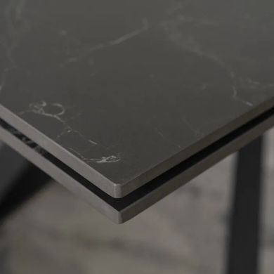 Стол раскладной MEBEL ELITE MAXIME 160(240)х91 см Черный мрамор фотография