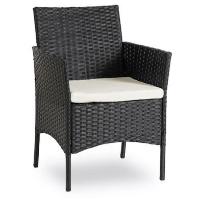 Комплект садових меблів MEBEL ELITE MISSISIPI Чорний
