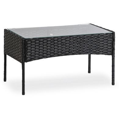 Комплект садових меблів MEBEL ELITE MISSISIPI Чорний