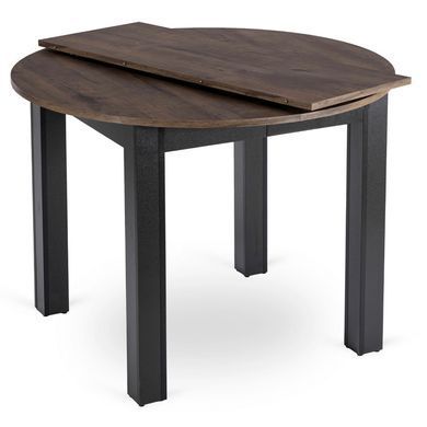 Стіл розкладний круглий MEBEL ELITE HARRY 102(142)х102 см Горіх фотографія