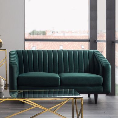 Софа ASPREY Velvet 2 Signal Зелений ** фотографія
