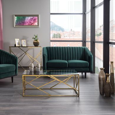 Софа ASPREY Velvet 2 Signal Зелений ** фотографія
