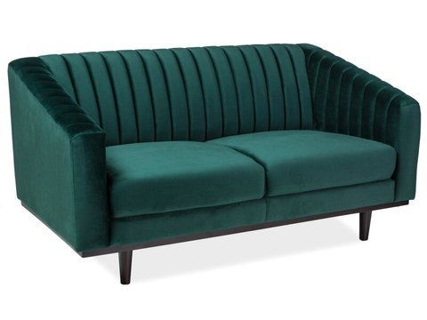 Софа ASPREY Velvet 2 Signal Зеленый ** фотография