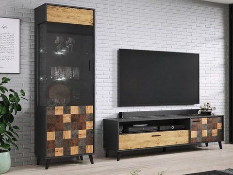 Вітрина SOUL 1D Cama 192 Антрацит фотографія