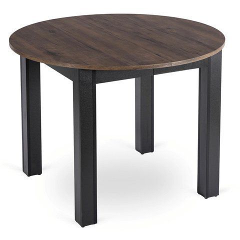 Стіл розкладний круглий MEBEL ELITE HARRY 102(142)х102 см Горіх фотографія