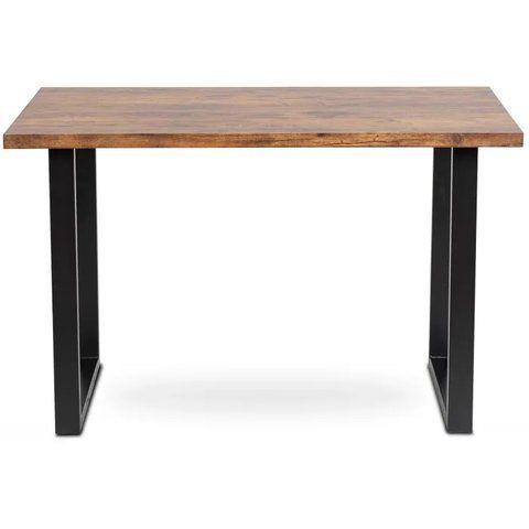 Стол MEBEL ELITE ALTE, 120х65 см Дуб рустик / черный фотография