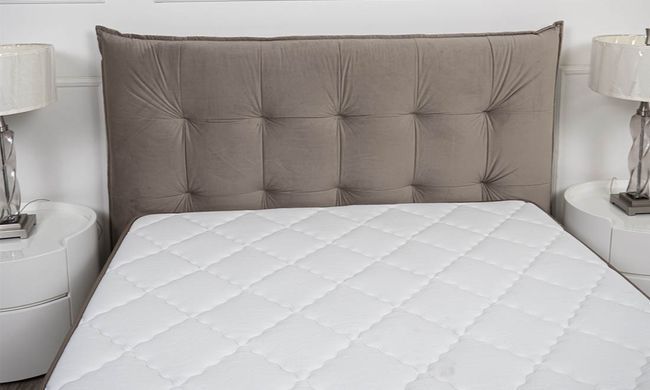 Кровать ТЕАНА&nbsp;Velvet Prestol 160x200 Беж фотография
