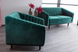 Софа ASPREY Velvet 2 Signal Зелений **