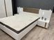 Тумбы прикроватные с подсветкой Perfect Home Арко / Arco с 4 ящиками 2S/60 Белый глянец/дуб грандсон