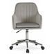 Стул офисный поворотный бархатный MEBEL ELITE TOM Velvet Серый