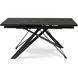 Стол раскладной MEBEL ELITE MAXIME 160(240)х91 см Черный мрамор