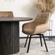 Стул поворотный бархатный MEBEL ELITE LUNA Velvet Бежевый