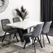 Стіл розкладний MEBEL ELITE CLARK 120(160)х80 см Білий