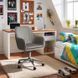 Стул офисный поворотный бархатный MEBEL ELITE TOM Velvet Серый