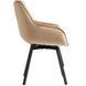 Стул поворотный бархатный MEBEL ELITE LUNA Velvet Бежевый