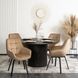 Стул поворотный бархатный MEBEL ELITE LUNA Velvet Бежевый