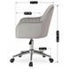 Стул офисный поворотный бархатный MEBEL ELITE TOM Velvet Серый