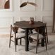 Стіл розкладний круглий MEBEL ELITE HARRY 102(142)х102 см Горіх
