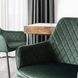 Стілець оксамитовий MEBEL ELITE BRESSO Velvet Зелений