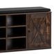 Тумба для взуття MEBEL ELITE ARYA 110 см рустикальний дуб/чорний