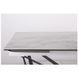 Стіл розкладний Vincent black AMF 160(240)X90 сeramics Tatuario bianco
