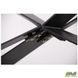 Стіл розкладний Vincent black AMF 160(240)X90 сeramics Tatuario bianco