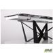 Стіл розкладний Vincent black AMF 160(240)X90 сeramics Tatuario bianco