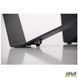 Стіл розкладний Vincent black AMF 160(240)X90 сeramics Tatuario bianco
