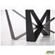 Стіл розкладний Vincent black AMF 160(240)X90 сeramics Tatuario bianco
