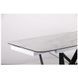 Стіл розкладний Vincent black AMF 160(240)X90 сeramics Tatuario bianco