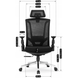 Стул офисный вращающийся MEBEL ELITE WILLY Черный
