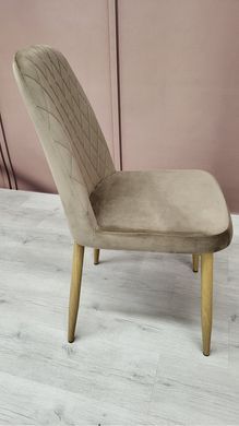 Стілець N-44 Velvet Vetro Капучино фотографія