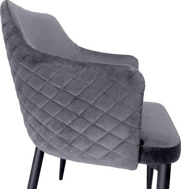 Крісло ASTOR Velvet Signal Сiре фотографія