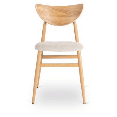 Стілець MEBEL ELITE BRAGA Дуб/Беж фотографія